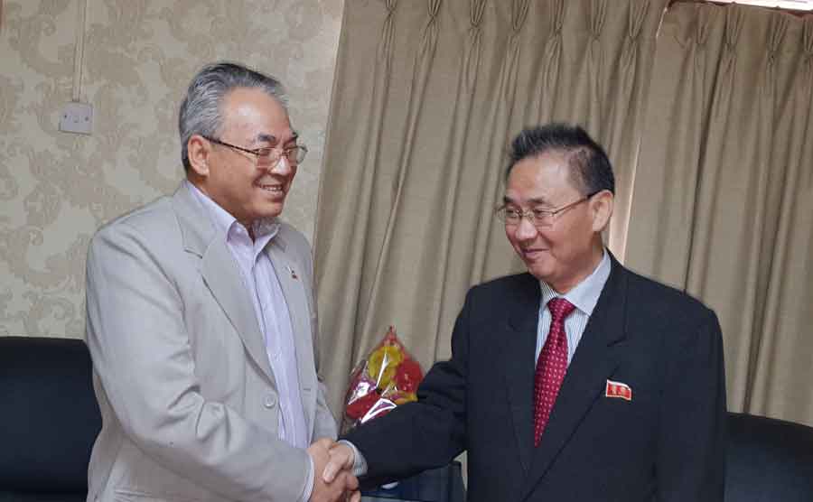 उत्तर कोरीयालाई नेपालमा गार्मेन्टकाे नयाँ प्रविधि भित्र्याउन  गृहमन्त्रीकाे आग्रह