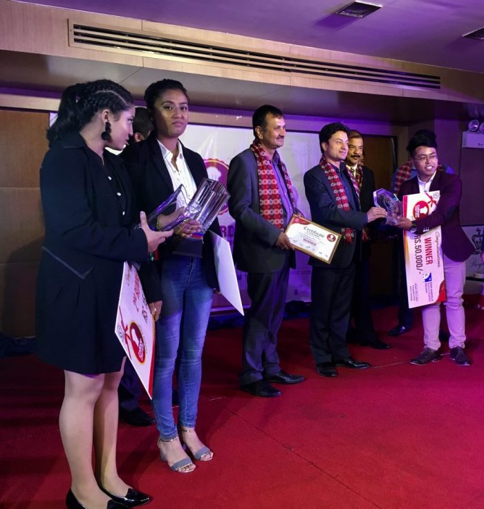 निशान्त ल्यामो मगर बने कलेज सेफ आईकन २०१८ को बिजेता