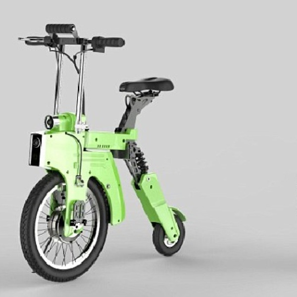 सुटकेसमा फोल्ड गरेर राख्न मिल्ने मोटरसाइकल आविष्कार