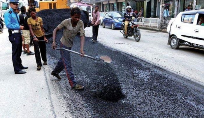 ३ अर्ब ५० करोड बजेट शडकका खाल्डाखुल्डी पुर्न