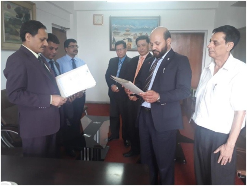 लुम्बिनी विकास बैंक सञ्चालक समितिका अध्यक्ष भट्टराईद्धारा शपथ