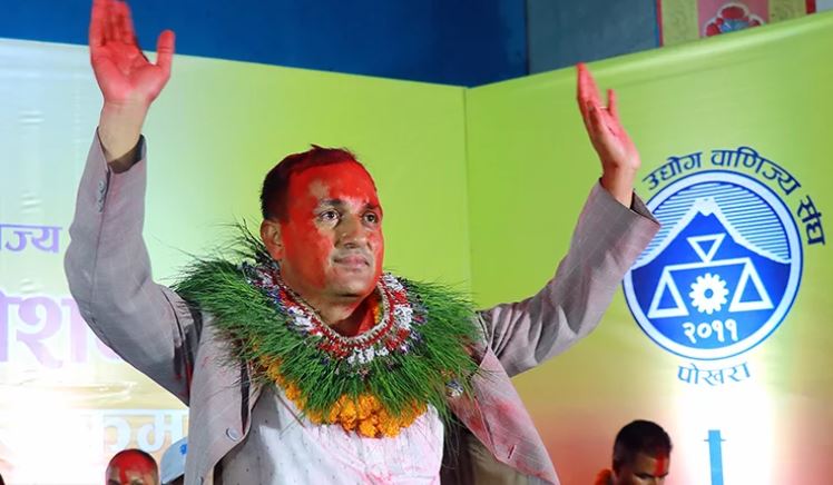 पोखरा उद्योग वाणिज्य संघको अध्यक्षमा नेकपा निकट दामु अधिकारी निर्वाचित