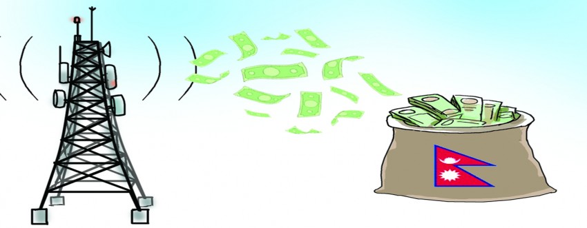 पाचँ सेवा प्रदायकबाट ३ अर्ब फ्रिक्वेन्सी शुल्क