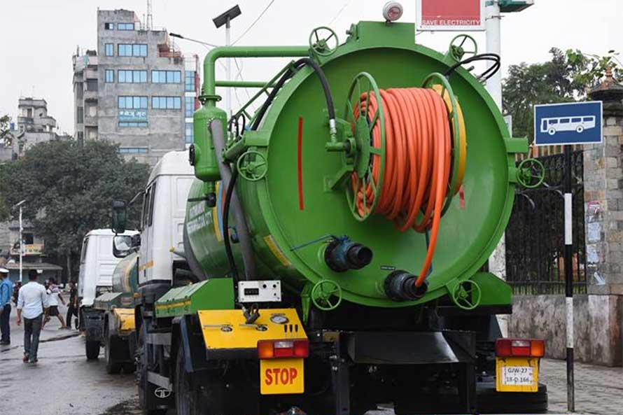 सफाइका लागि ५ वटा नयाँ जेट मेसिन सञ्चालनमा