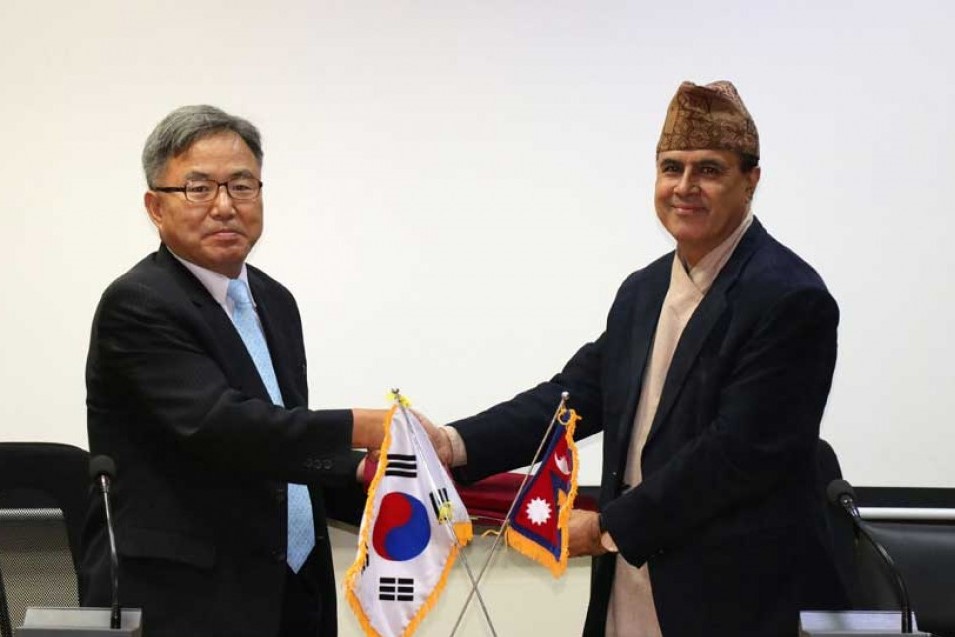 दक्षिण कोरियाद्वारा नेपाललाई ५५ करोड रुपैयाँ अनुदान