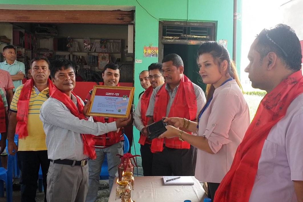 ग्लोबल आइएमई बैंकको नयाँ शाखारहित बैंकिङ चितवनको कुमरोजमा