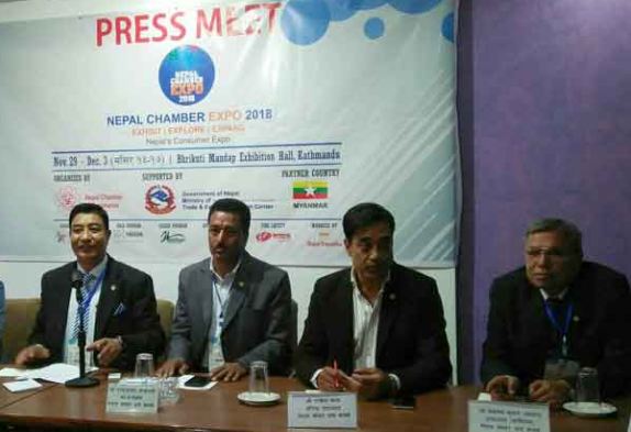 ‘नेपाल चेम्बर एक्स्पो २०१८’ मंसिर १३ गतेदेखि भृकुटी मण्डपमा