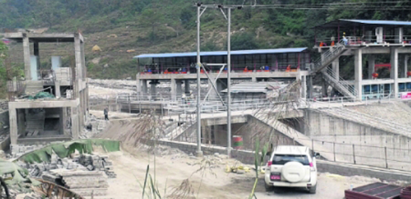 त्रिशूली थ्री ‘ए’ जलविद्युत् आयोजनाको निर्माण कार्य अन्तिम चरणमा