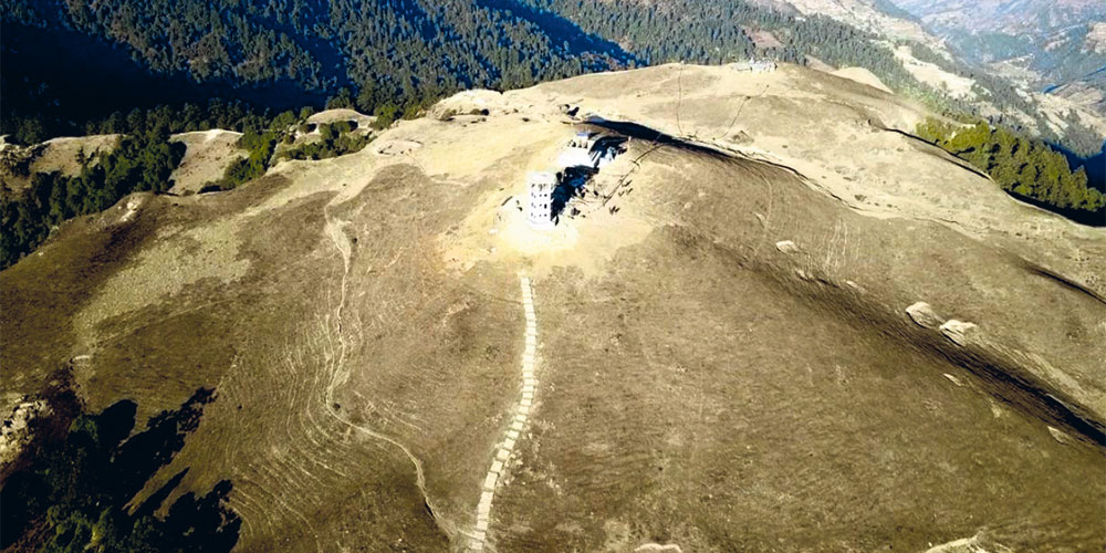 दोलखाको शैलुङमा फुट ट्रेल निर्माण सुरु