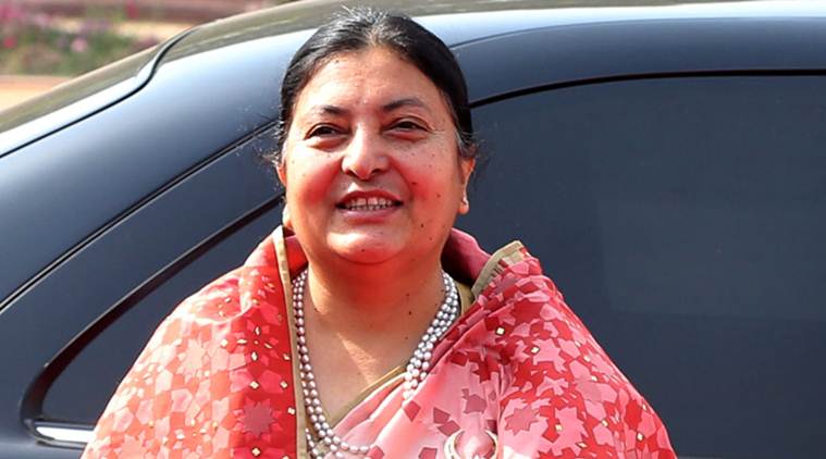 राष्ट्रपति भण्डारी अस्पतालमा भर्ना