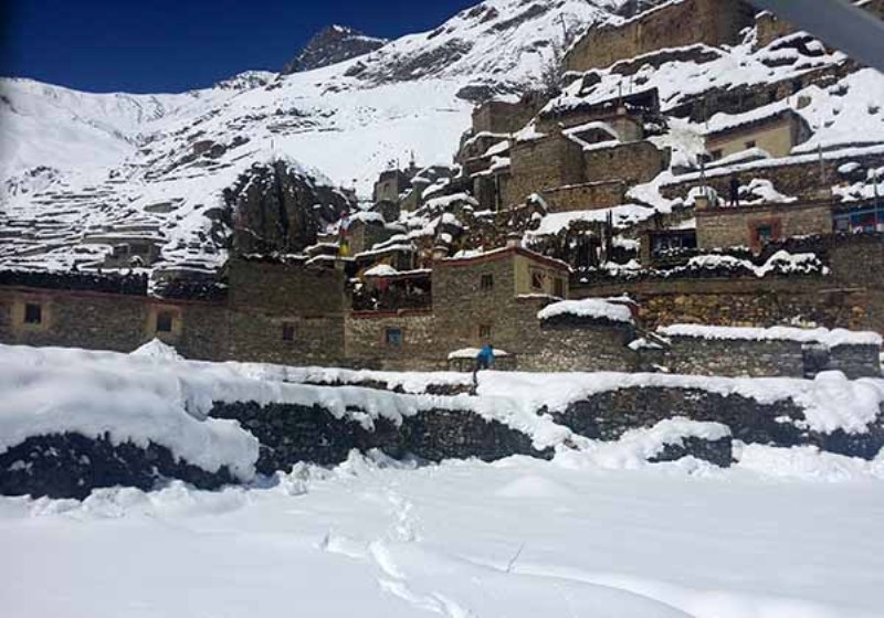 हिमपात र वर्षाले किसानलाई राहत