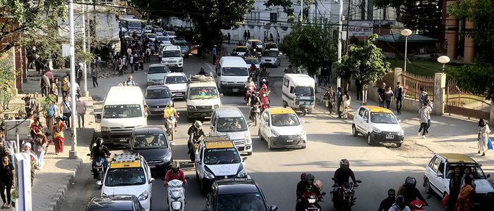 चक्रपथभित्र आज बिजोर नम्बर प्लेटका गाडी मात्र चल्ने