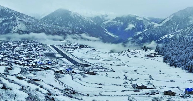 कर्णालीमा चिसो बढ्योः पुनः हिमपात, जनजीवन कष्टकर