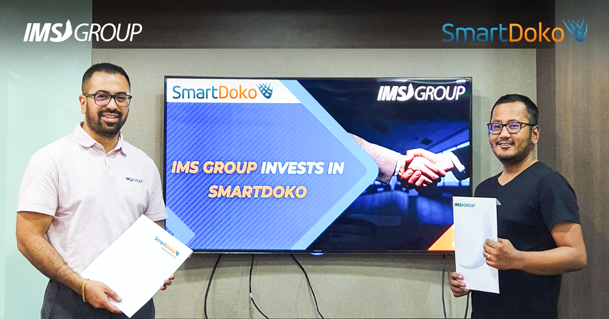 आइएमएस ग्रुपद्वारा नेपाली ई–कमर्स ‘स्मार्टडोको’मा लगानी