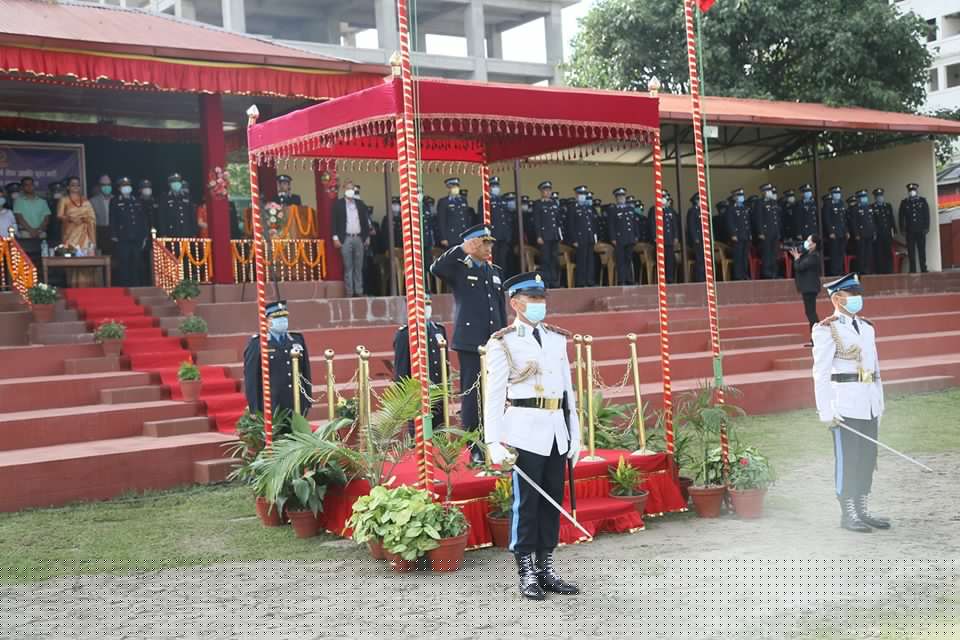 प्रहरी महानिरीक्षक ठाकुर प्रसाद ज्ञवाली लगायत वरिष्ठ प्रहरी अधिकृतहरुको बिदाइ