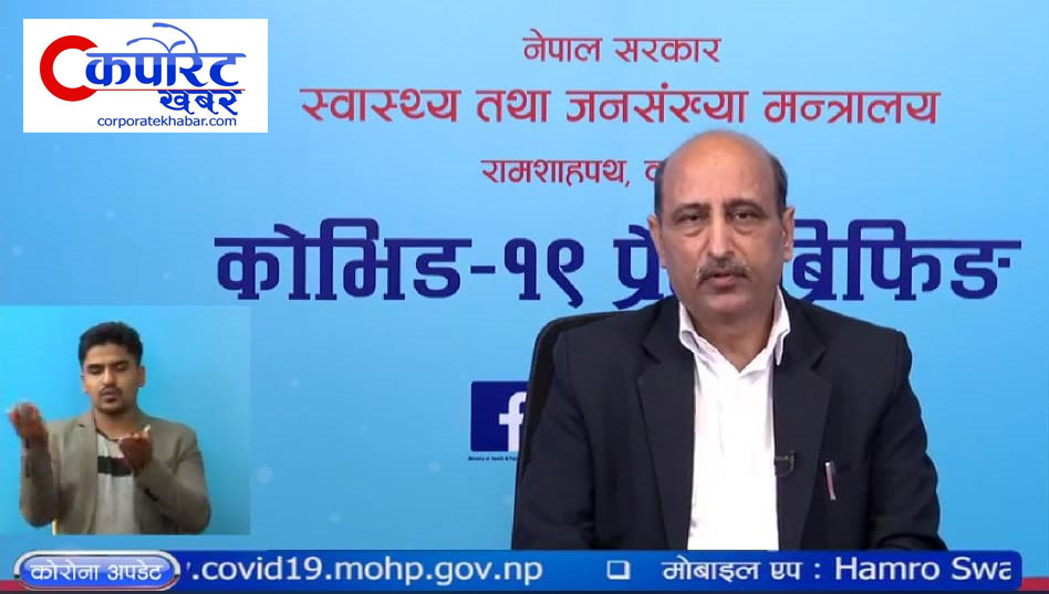 थप १ हजार २ सय ४६ जनामा कोरोना संक्रमण पुष्टि : संक्रमितको संख्या ५० हजार ४६५ पुग्यो