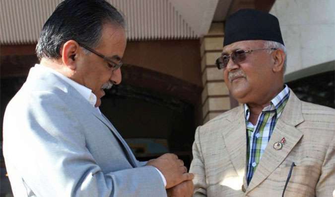 ओलीका दूतमार्फत प्रचण्डलाई प्रधानमन्त्रीको प्रस्ताव