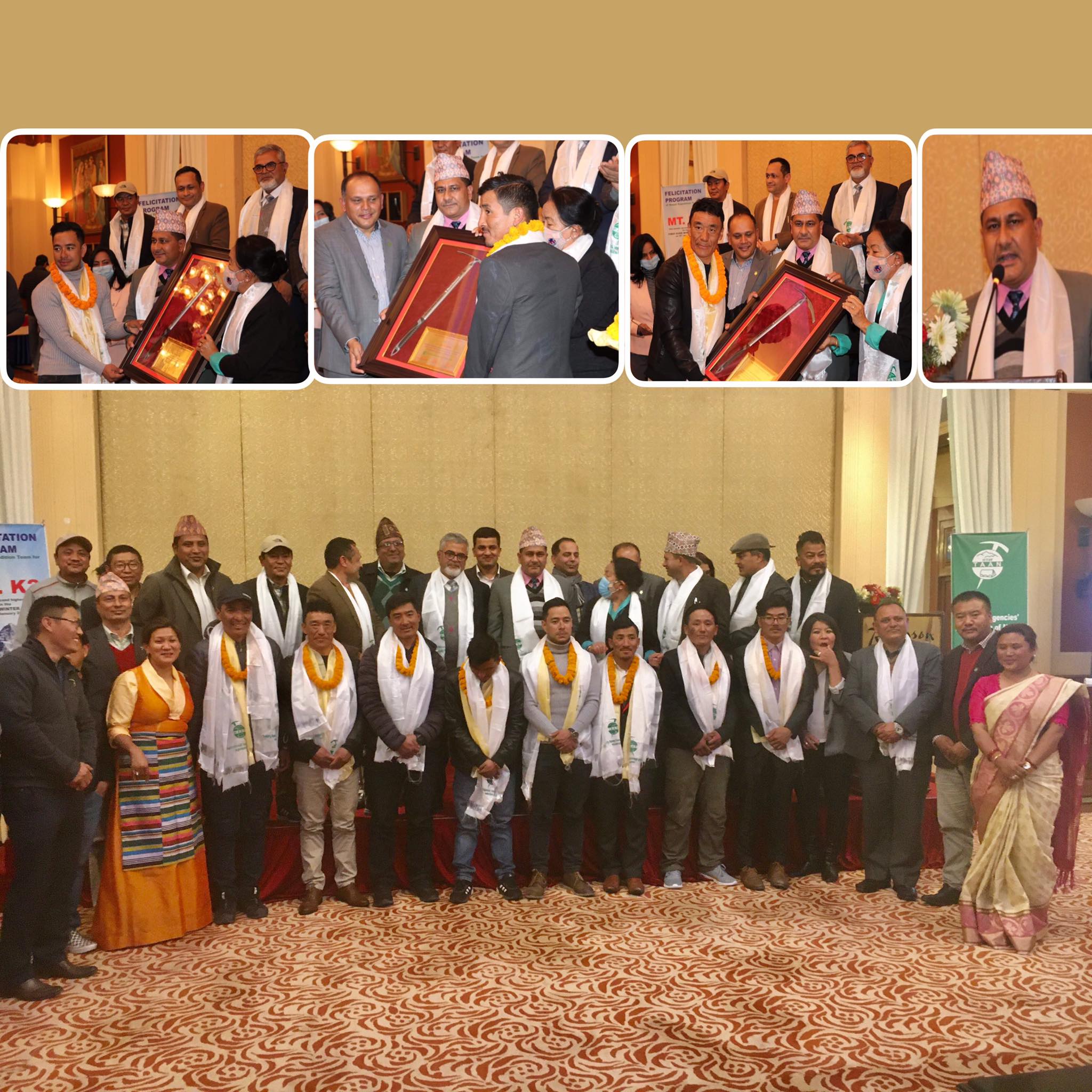 केटू हिमालका किर्तीमानी १० आरोहीलाई टानको सम्मान