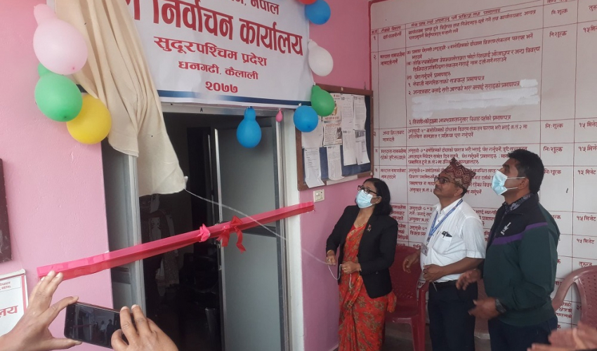 सुदूरपश्चिम प्रदेश निर्वाचन कार्यायलको उद्घाटन