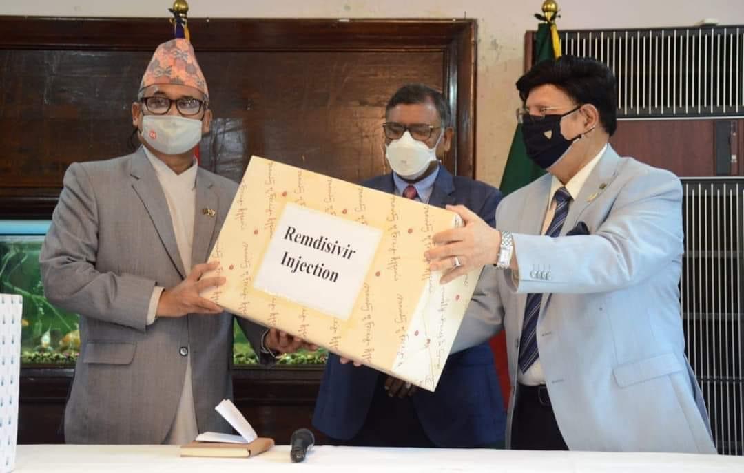 नेपाल बङ्गलादेश बैंकले गर्यो सरकारलाई रेम्डेसिभिर सहयोग