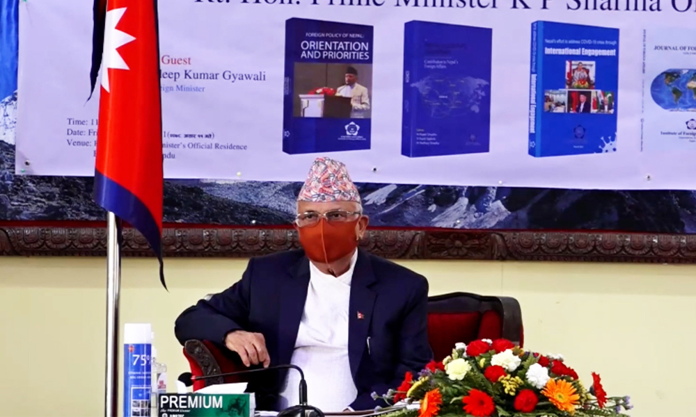 हामी  छिमेकी मुलुक विरुद्ध एकअर्काको  कार्ड खेल्दैनौं : प्रधानमन्त्री ओली