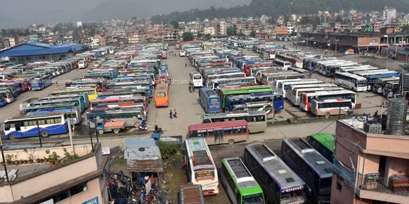 अब लामो दूरीका सवारी साधन चल्न पाउने