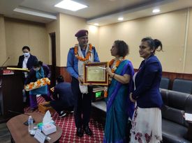 मानव बेचबिखन तथा ओसार पसार नियन्त्रणमा जिल्ला प्रहरी कार्यालय कैलाली सर्वोत्कृष्ट भई सम्मानित