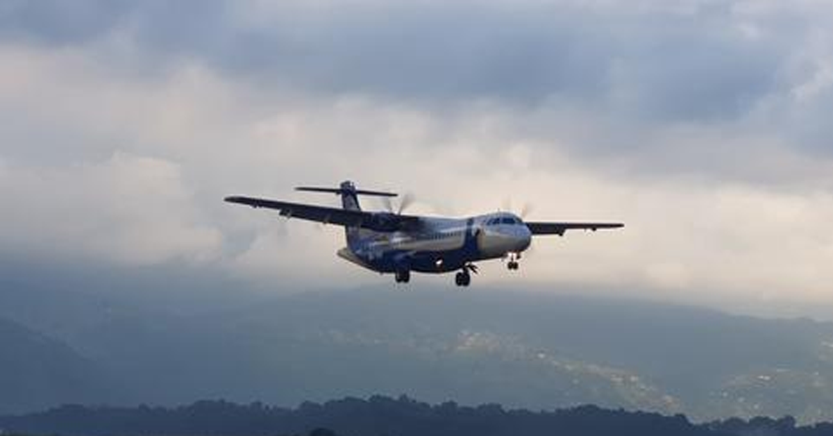 ७३ यात्रु बोकेको बुद्ध एयरको जहाज, ल्याण्डिङ गियरमा समस्या देखिएपछि यसरी भयाे अवतरण
