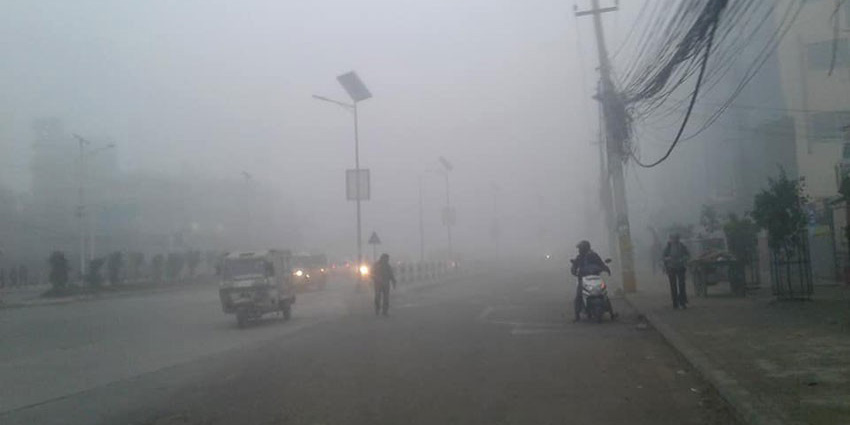 चिसोसँगै काठमाडौँ उपत्यकाको वायु प्रदूषण बढ्यो