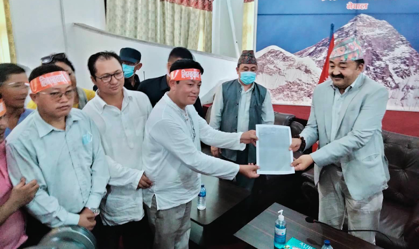 प्रदेश १ को नाम नामलिम्बुवान अटाउन नसके ८ वटा प्रदेश बनाउन संघर्ष गर्ने चेतावनी