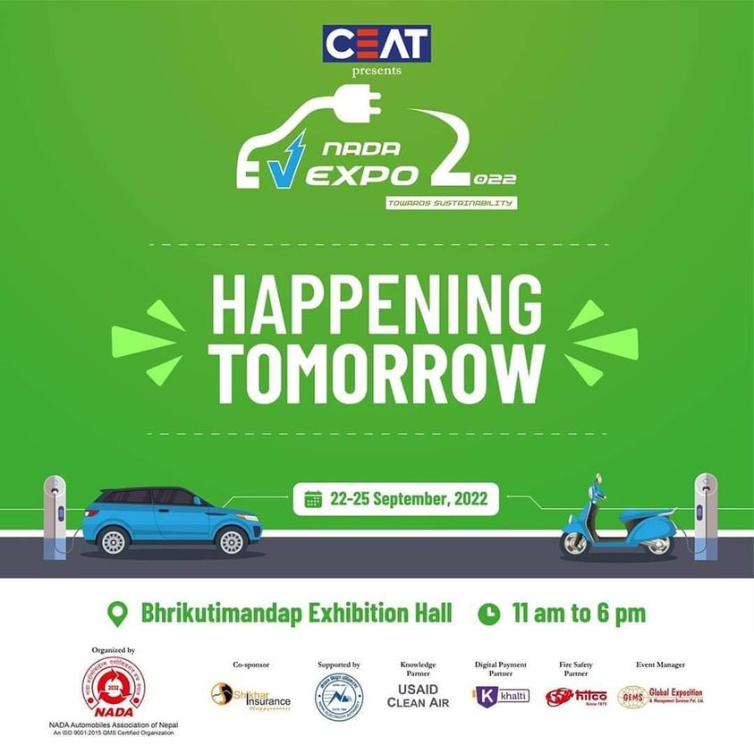 ‘नाडा ईभी एक्स्पो’ भाेलिदेखि