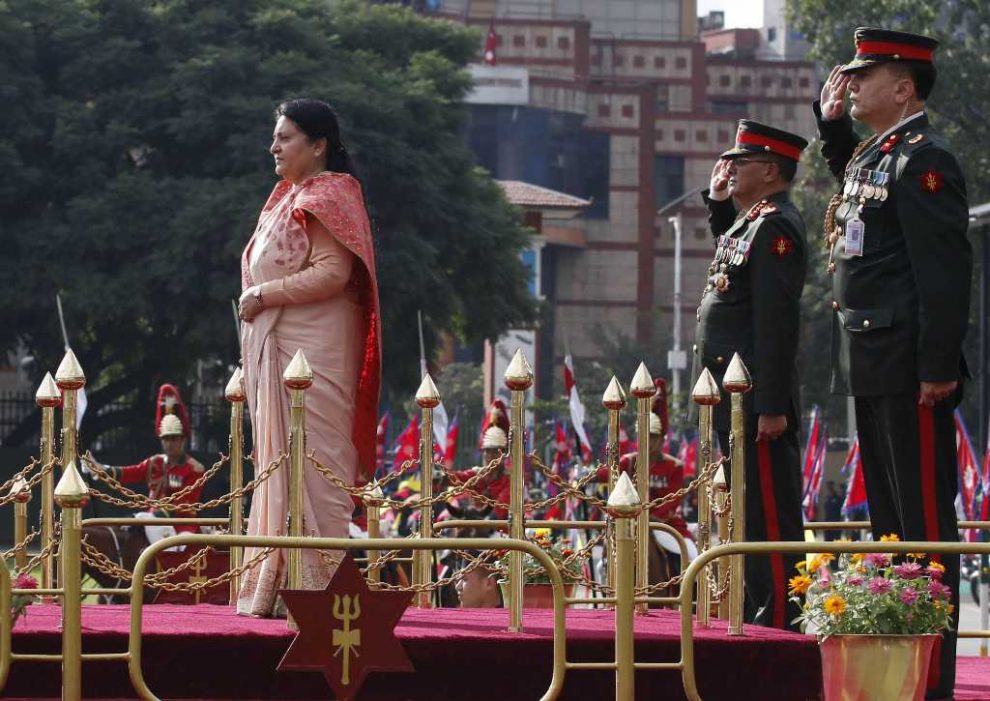 सैनिक मञ्च टुँडिखेलमा फूलपाती बढाइँ