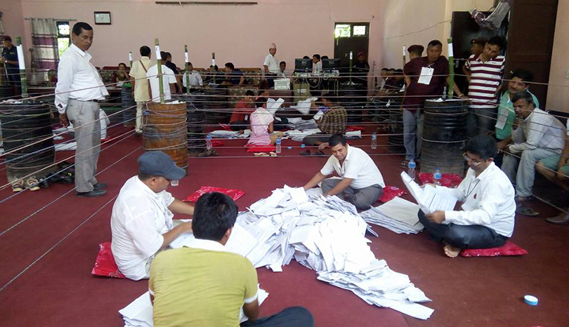 ताप्लेजुङमा मतगणना सुरु