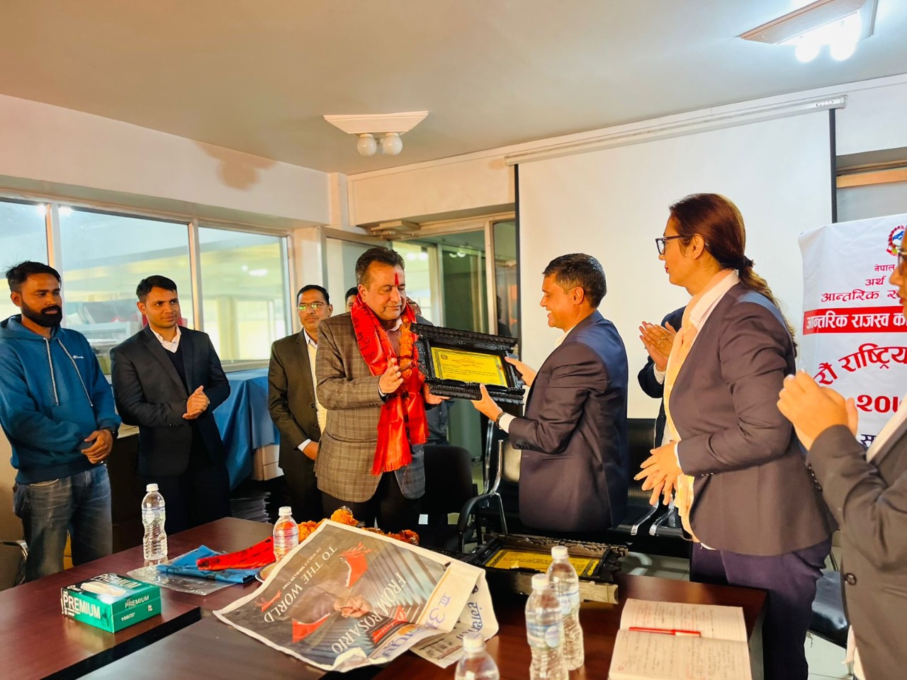 मंगलम इण्डष्ट्रिजलाई गर्यो आन्तरिक राजस्व विभागले सम्मान