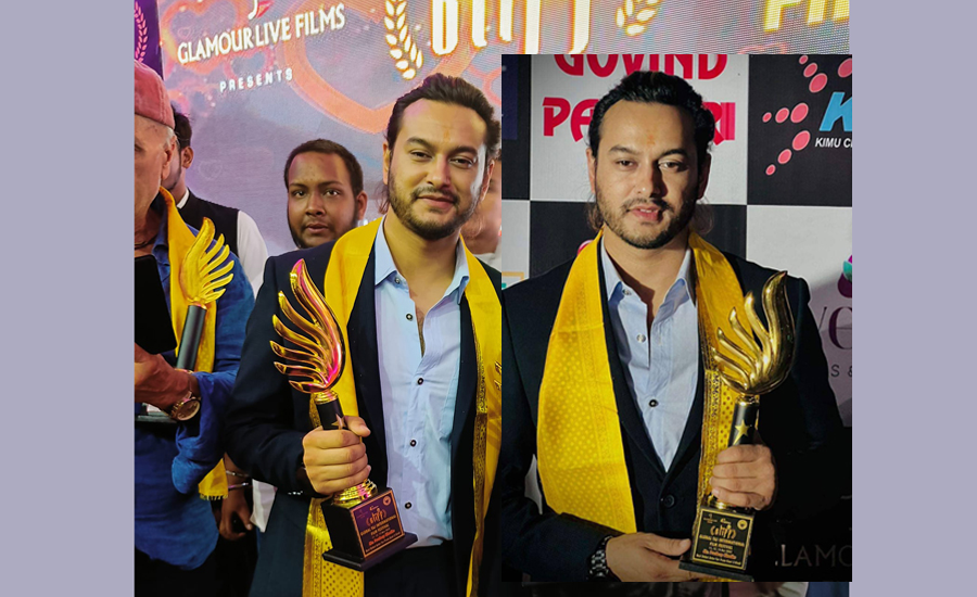 प्रदीप खड्काले भारतमा जिते डेब्यु अभिनेताको अवार्ड