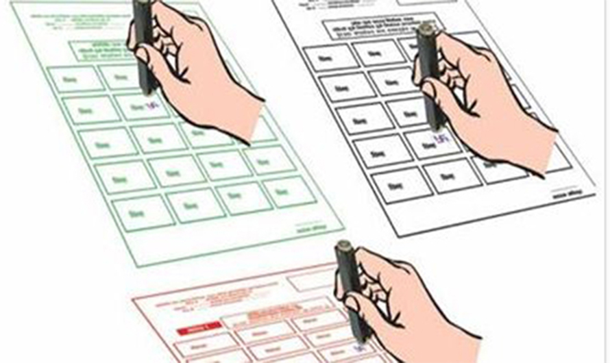 भारतबाट अवैध रूपमा भित्र्याइएको ठुलो परिमाणमा नमुना मतपत्र बरामद