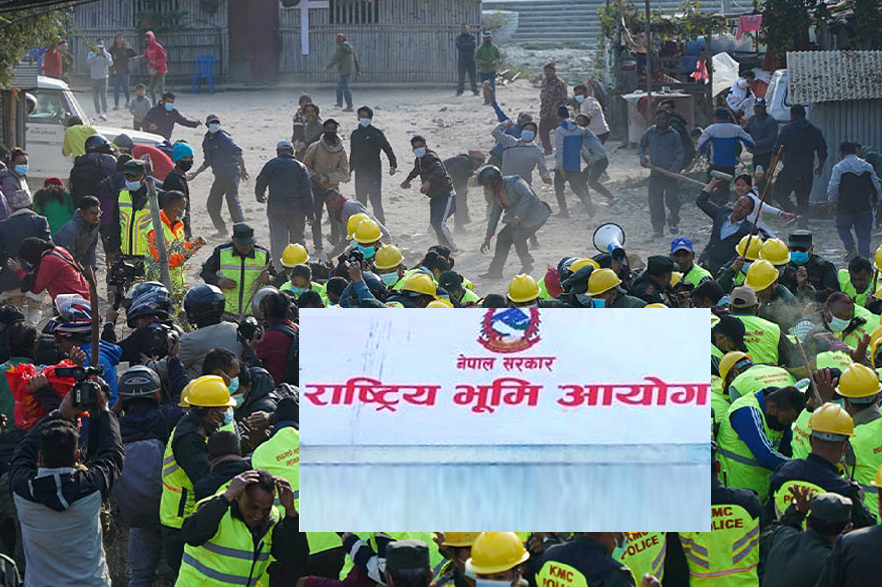 भूमि आयोग भन्छ :महानगरपालिकाले थापाथलीमा जे गर्‍यो, त्यो सविधानको बर्खिलाप छ