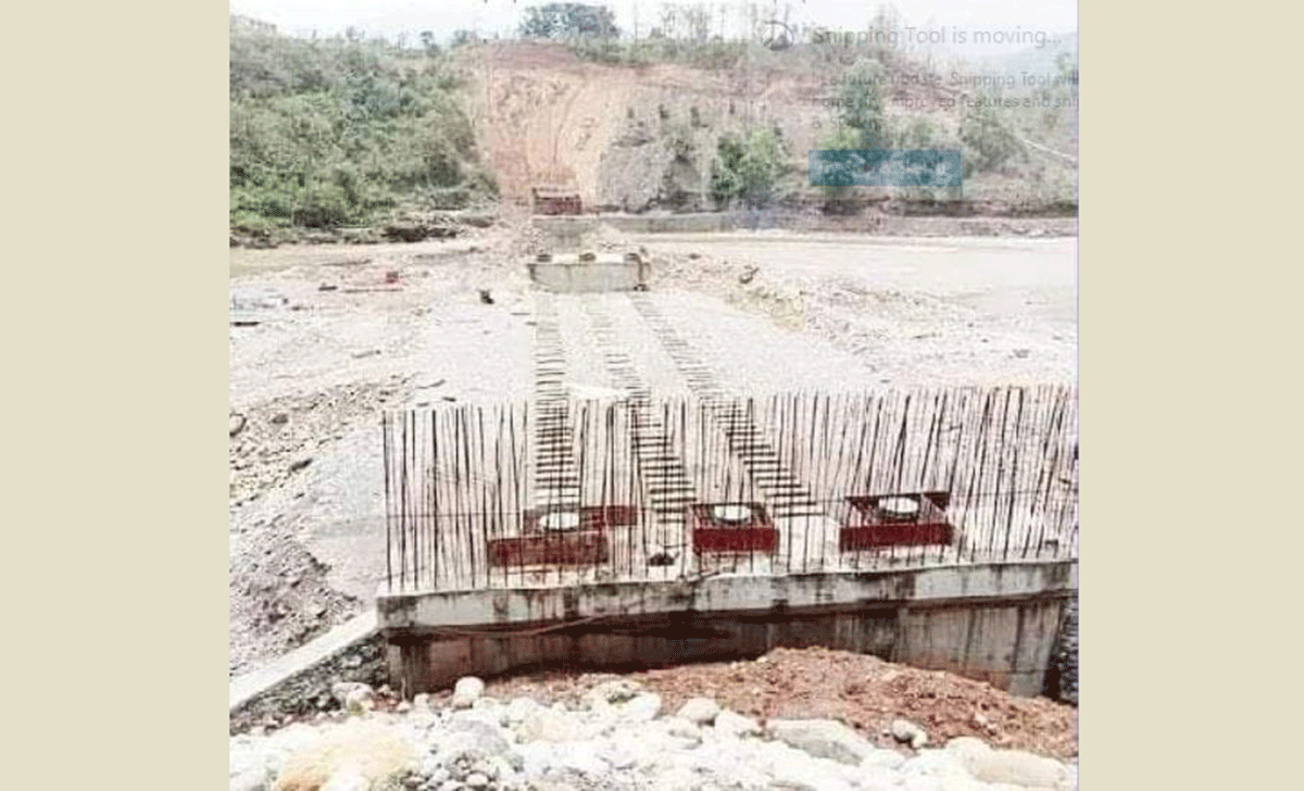 कालीगण्डकी पुलको कामले ६ वर्षपछि गति लियो