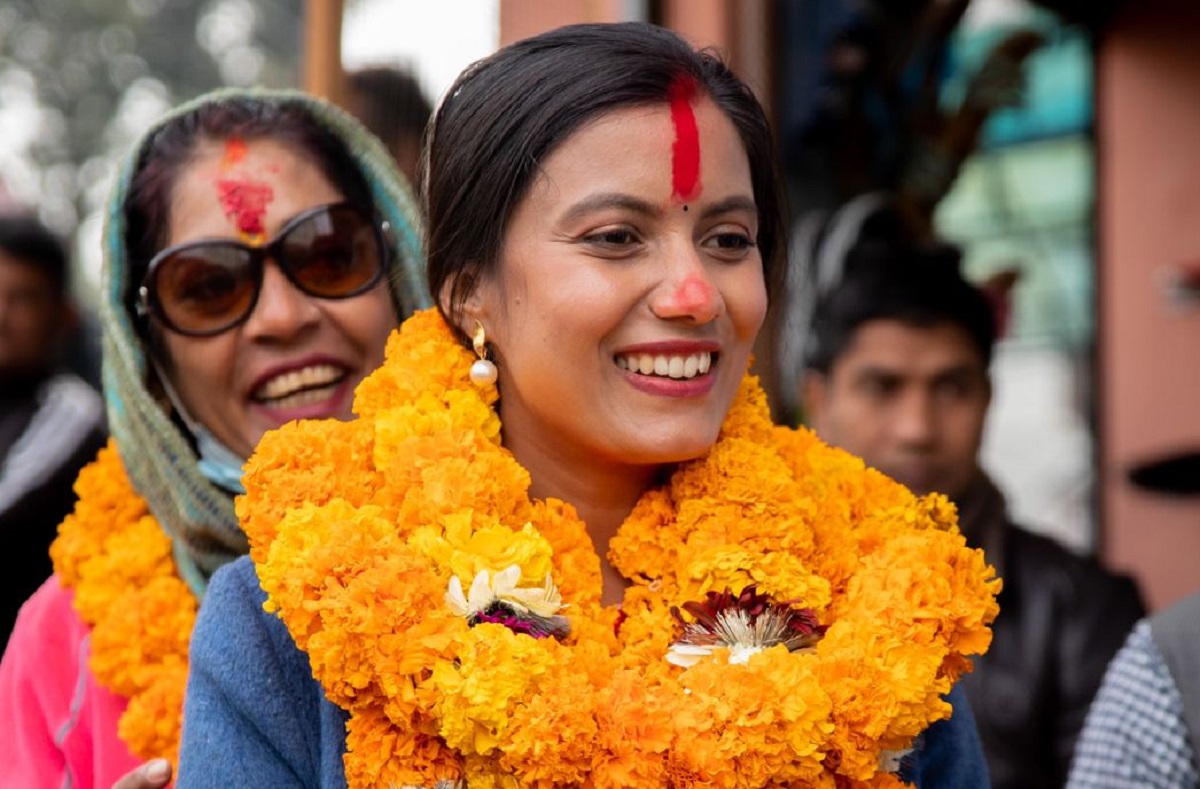 सोविता गौतमकाे चुनाव खर्च कति ?