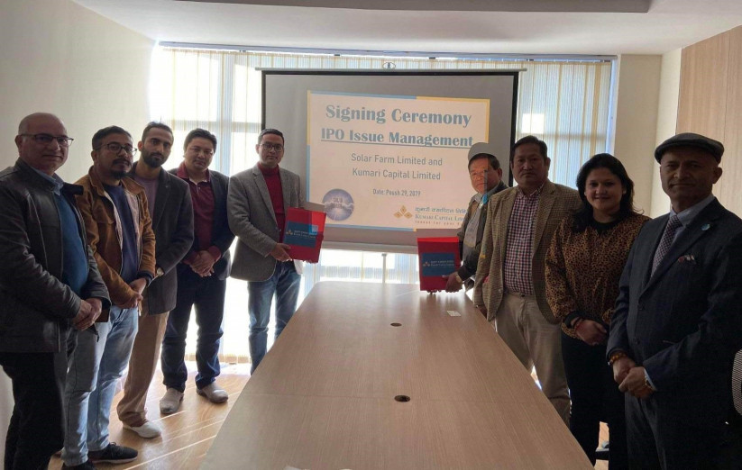 सोलार फार्मले आईपीओ जारी गर्ने, बिक्री प्रबन्धकमा कुमारी क्यापिटल