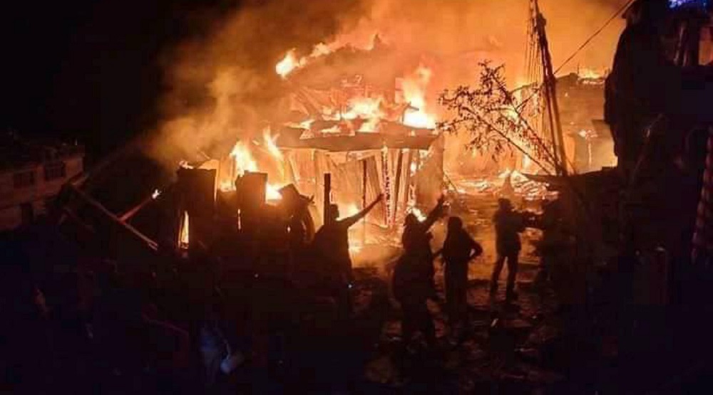 कबाडी गोदाममा आगलागी हुँदा दुई जनाको मृत्यु