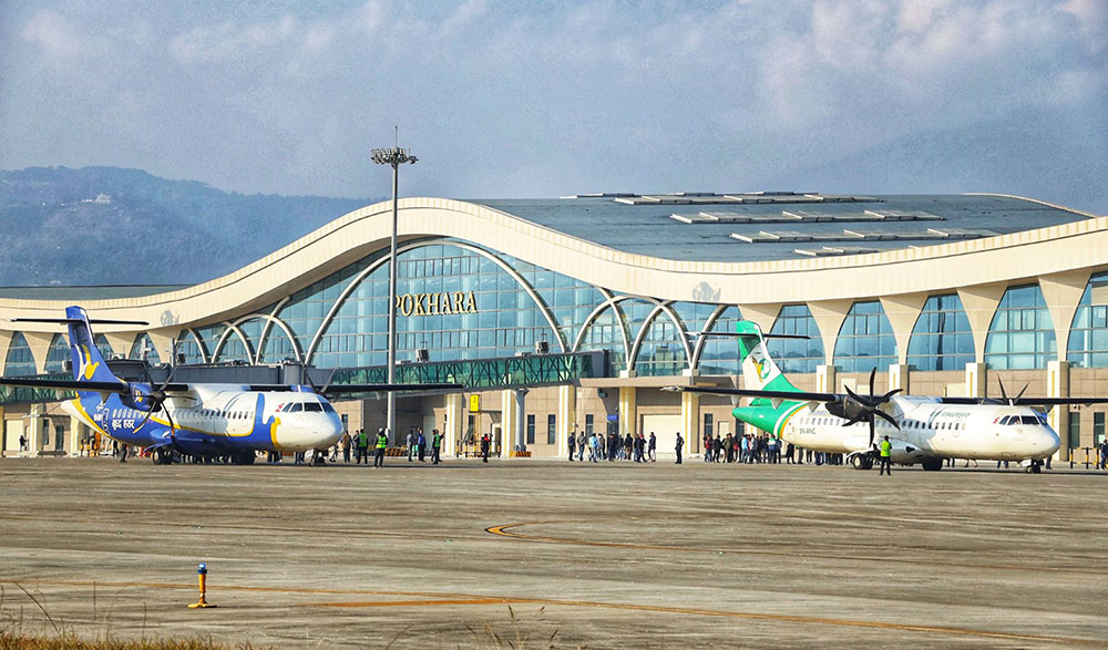 पोखरामा अन्तर्राष्ट्रिय उडानको बाटो खुल्यो