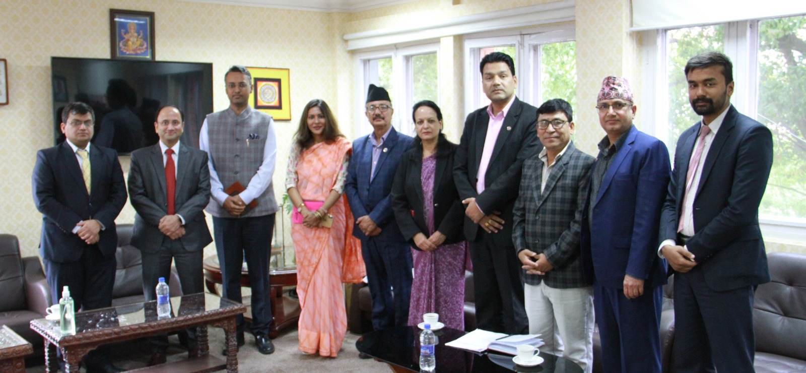 उद्योग वाणिज्य तथा आपूर्तिमन्त्री र भारतको पेट्रोलियम तथा प्राकृतिक ग्यास मन्त्रालयका प्रतिनिधिबीच भेट