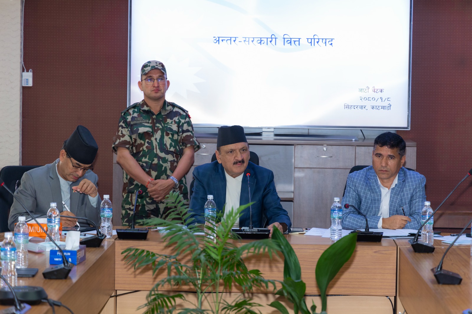 वित्त परिषद्‍मा अर्थमन्त्री महत, भन्छन्- स्रोतको सुनिश्चितता गरेर मात्र योजना छनोट गरौं