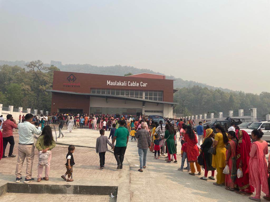 मौलाकाली केवलकार सञ्चालनमा, ५ मिनटमै मन्दिर पुग्न सकिने