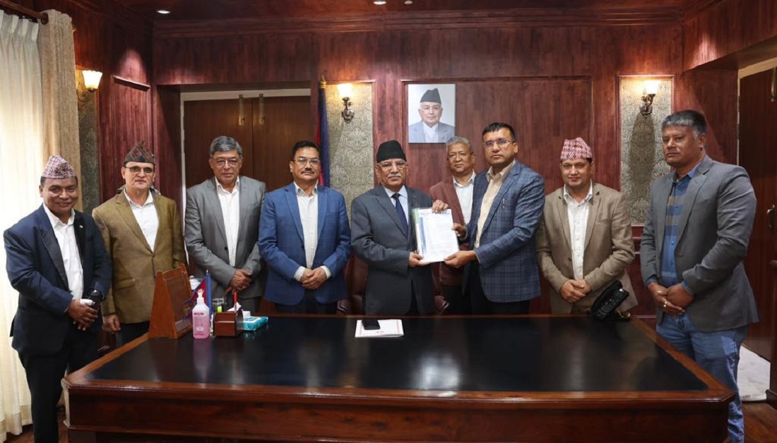 कम्पनीलाई मात्रै घरजग्गा व्यवसाय गर्न दिन प्रधानमन्त्रीसँग व्यवसायीको माग