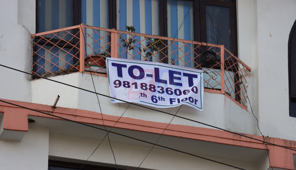 उपत्यकाका एक तिहाइ सटर खाली