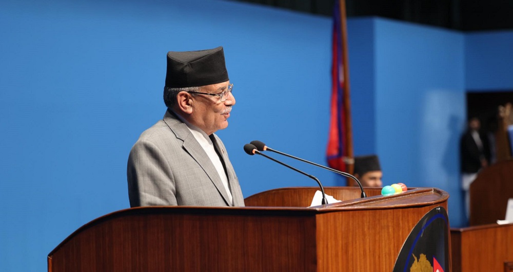 विद्यमान समस्या, भ्रष्टाचार र बेथिति, विसङ्गतिविरुद्धको लडाइँ सबै मिले मात्रै जित्न सकिन्छः प्रधानमन्त्री दाहाल