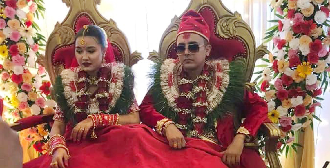 वैवाहिक बन्धनमा बाँधिए रियाशा र ‘रुटिने’