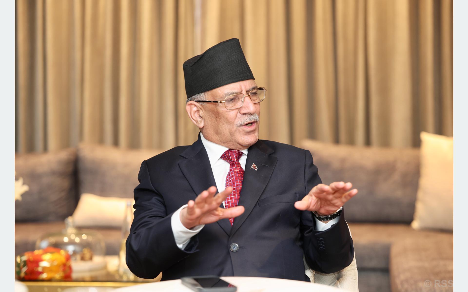 भारतीय प्रधानमन्त्री नेपाल–भारत सम्बन्धका सबै समस्या हल गर्नुपर्छ भन्ने मनस्थितिमा हुनुहुन्छ :  प्रधामन्त्री दाहाल